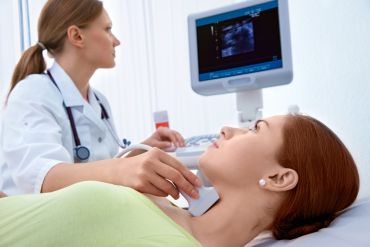 Duplexsonografie der Halsgefäße